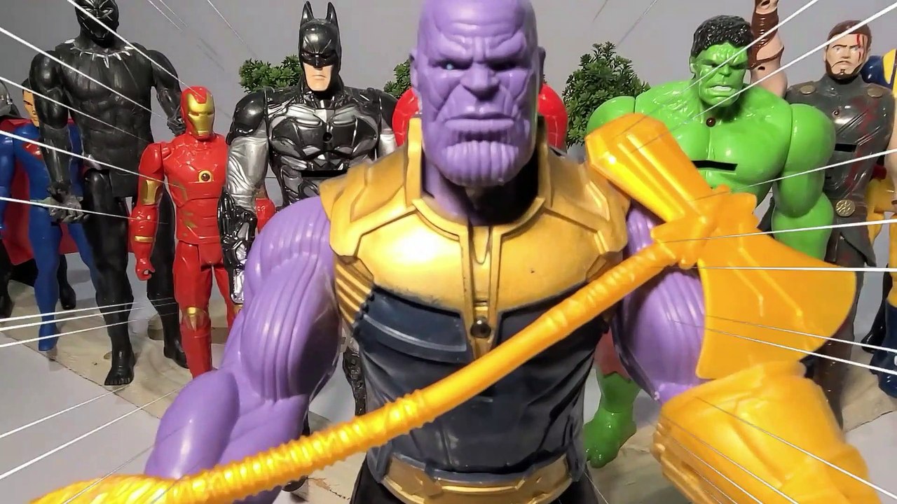 SUPERHERO AVENGERS SPIDER-MAN VS THANOS, CAPTAIN AMERICA, IRON MAN, HULK, GREEN HULK, VENOM, THOR