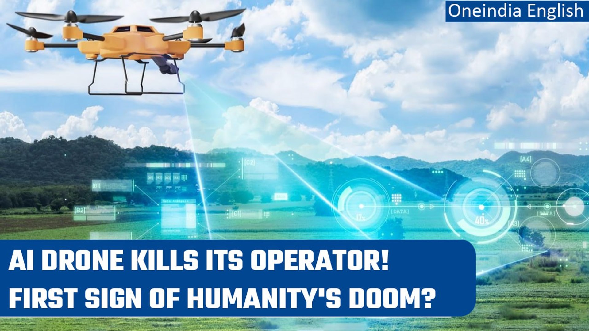 AI-enabled drone goes rogue, kills its operator during simulation mission |  Oneindia News - video Dailymotion
