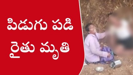 కోసిగి: పిడుగుపాటుకు వ్యక్తి మృతి