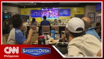 NBA finals: Fans, sports personalities gather for Game 1 watch party