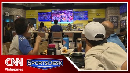 NBA finals: Fans, sports personalities gather for Game 1 watch party