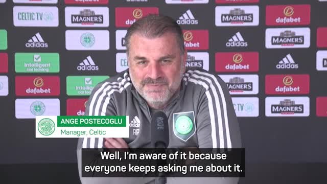 Tottenham target Postecoglou 'aware' of Premier League interest