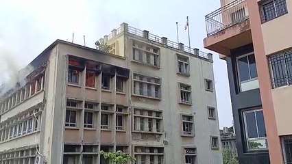 कोलकाता : सरकारी कार्यालय में भीषण आग, दस्तावेज नष्ट