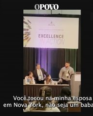 Brasileiro invade palestra de médico nos EUA E cita abuso buso de esposa: "No Brasil, te mataria"