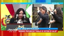 María Renée Castro asume como tercera ministra de Salud en la gestión de Arce, habla del SUS