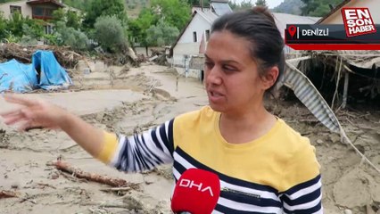 Pamukkale'de sel felaketi