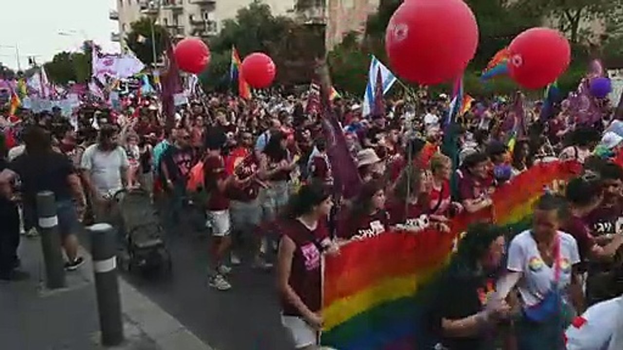 Jerusalem: pride parade unter polizeischutz
