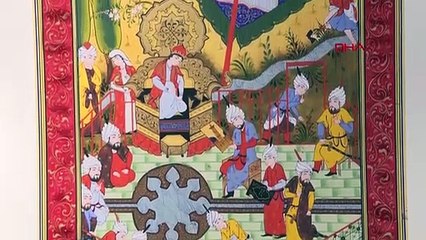 Peintres ouzbeks à la foire d'art à Istanbul