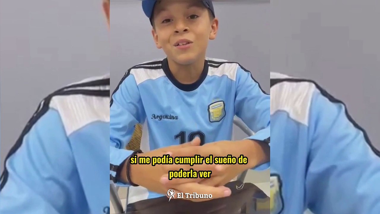 El pequeño José Andrada podrá cumplir su sueño: Scaloni lo invitó a ver un partido de los Campeones del Mundo