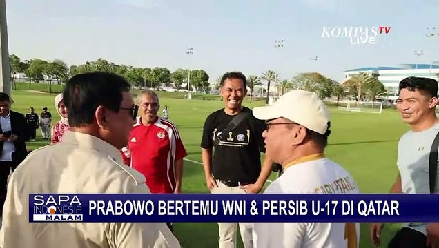 Prabowo Subianto Bertemu WNI dan Persib U-17 di Qatar, Dapat Dukungan Maju di Pilpres 2024