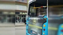 Erzurum'da toplu taşıma otobüsleri çarpıştı: 12 yaralı