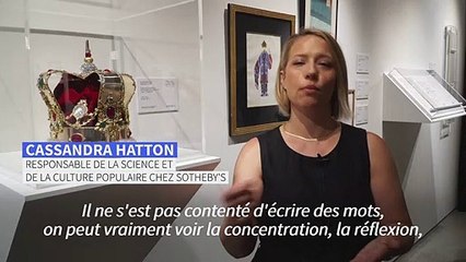 Des manuscrits de Freddie Mercury exposés avant d'être vendus aux enchères