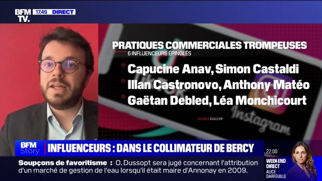 Influenceurs sanctionnés: C'est un premier pas, c'est un moyen de les inciter à ne pas recommencer , salue Arthur Delaporte (@ArthurDelaporte)