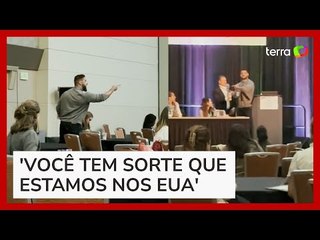 Homem alega abuso contra a esposa e agride médico nos EUA: 'No Brasil, eu te matava'