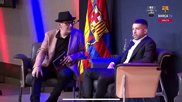 Jordi Alba, a Koundé: Venga va, que te perdono