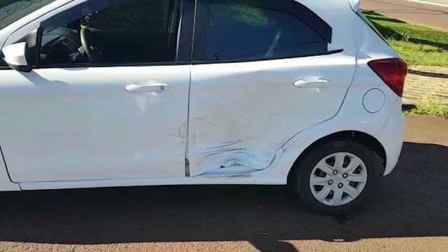 Acidente é registrado no Bairro Pioneiros Catarinenses