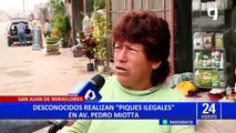 San Juan de Miraflores: “piques ilegales” hasta la madrugada no dejan dormir a vecinos