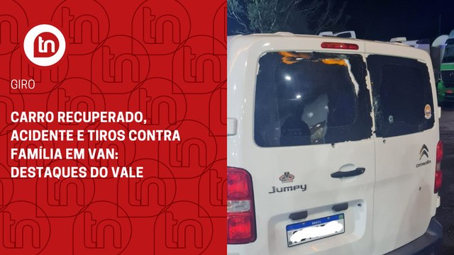 Carro recuperado, acidente e tiros contra família em van: destaques do Vale do Ivaí