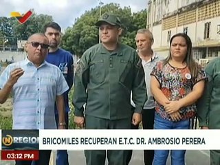 Bricomiles recupera infraestructura de la E.T.C. "Dr. Ambrosio Perera" en el estado Lara