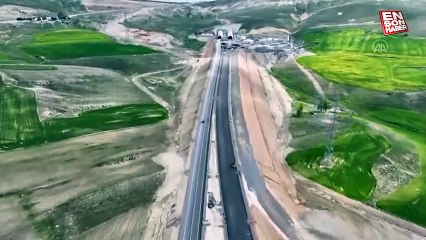 Sivas'ta yapımı devam eden Yağdonduran Tüneli ekim ayında hizmete girecek