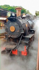 Passeio de Maria Fumaça em São Lourenço, no Sul de Minas