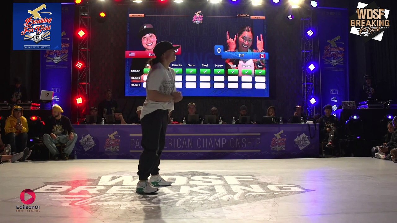 BGIRL SUNNY VS BGIRL TIFF | SEMIFINAL | WDSF PAN AMERICAN BREAKING CHILE 2023