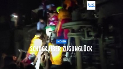 Schock in Indien über dramatisches Zugunglück
