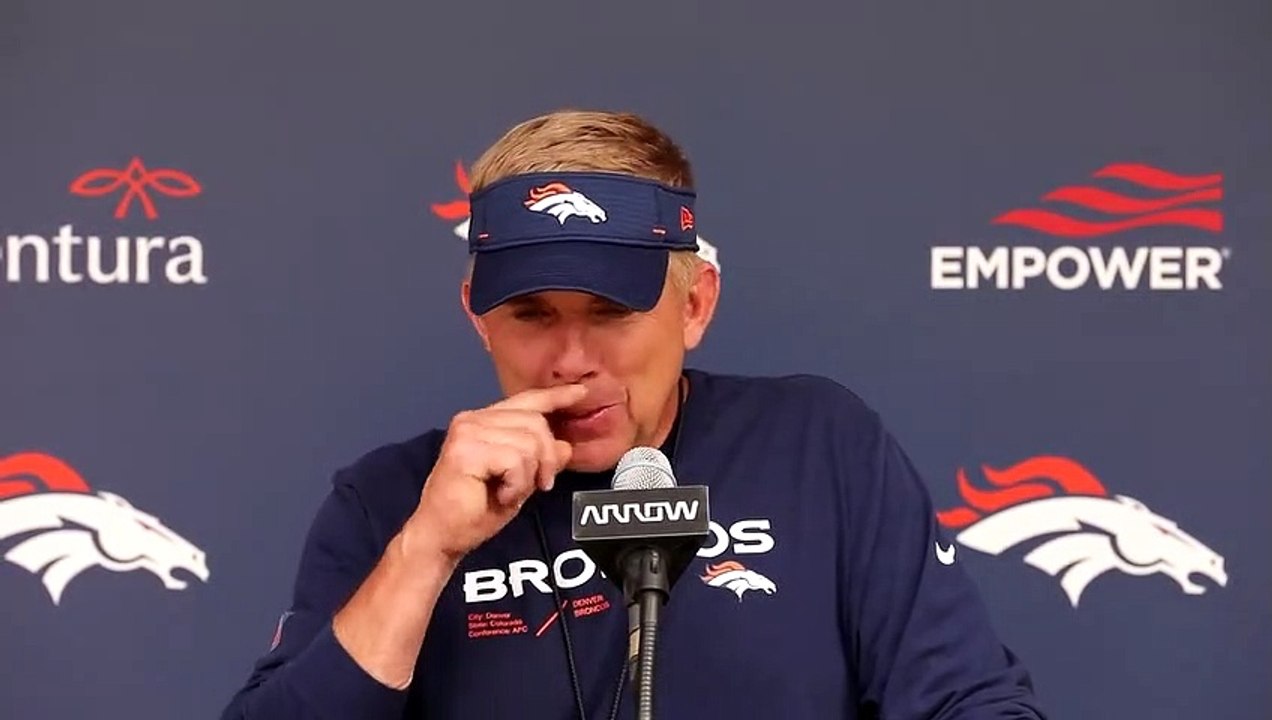 Sean Payton sees Big Things for Tight End Greg Dulcich video Dailymotion