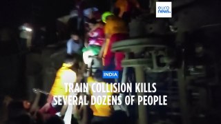 Two passenger trains collide in India, killing at least 50 and injuring hundreds