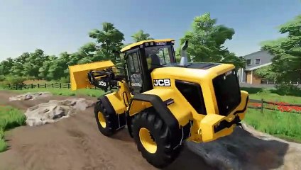Farming Simulator 22 117 - COLORED CLAAS vs JCB BULLDOZERS DEATH RUN