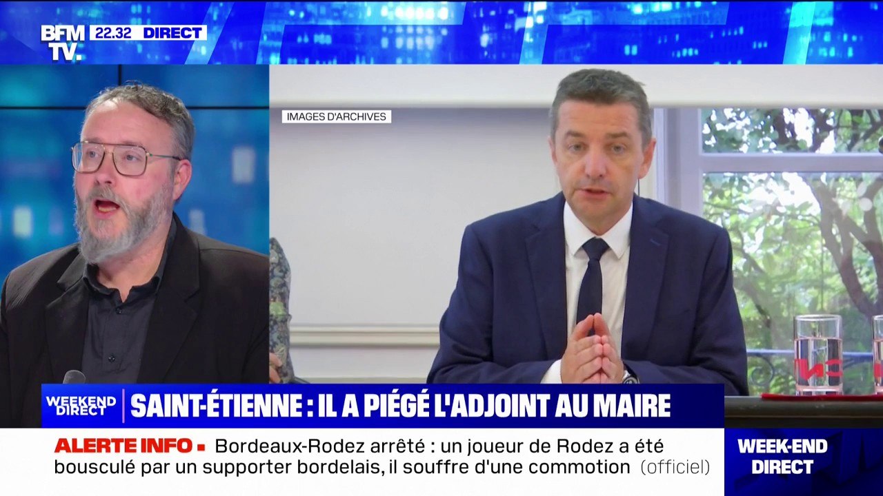 Chantage à la sextape à la mairie de Saint-Etienne: lorsque je leur ai proposé l'idée de la vidéo, "il y a eu une sorte d'excitation malsaine", raconte Gilles Rossary-Lenglet