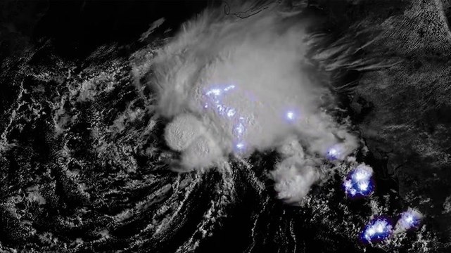 Storm Arlene spotted forming with thunders and strong winds in Gulf of Mexico
