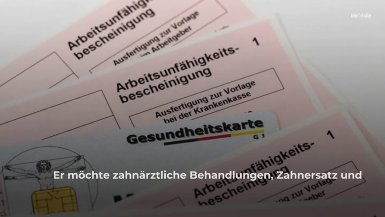 Krankenkassenchef will Zahnarztbehandlungen aus Leistungen streichen