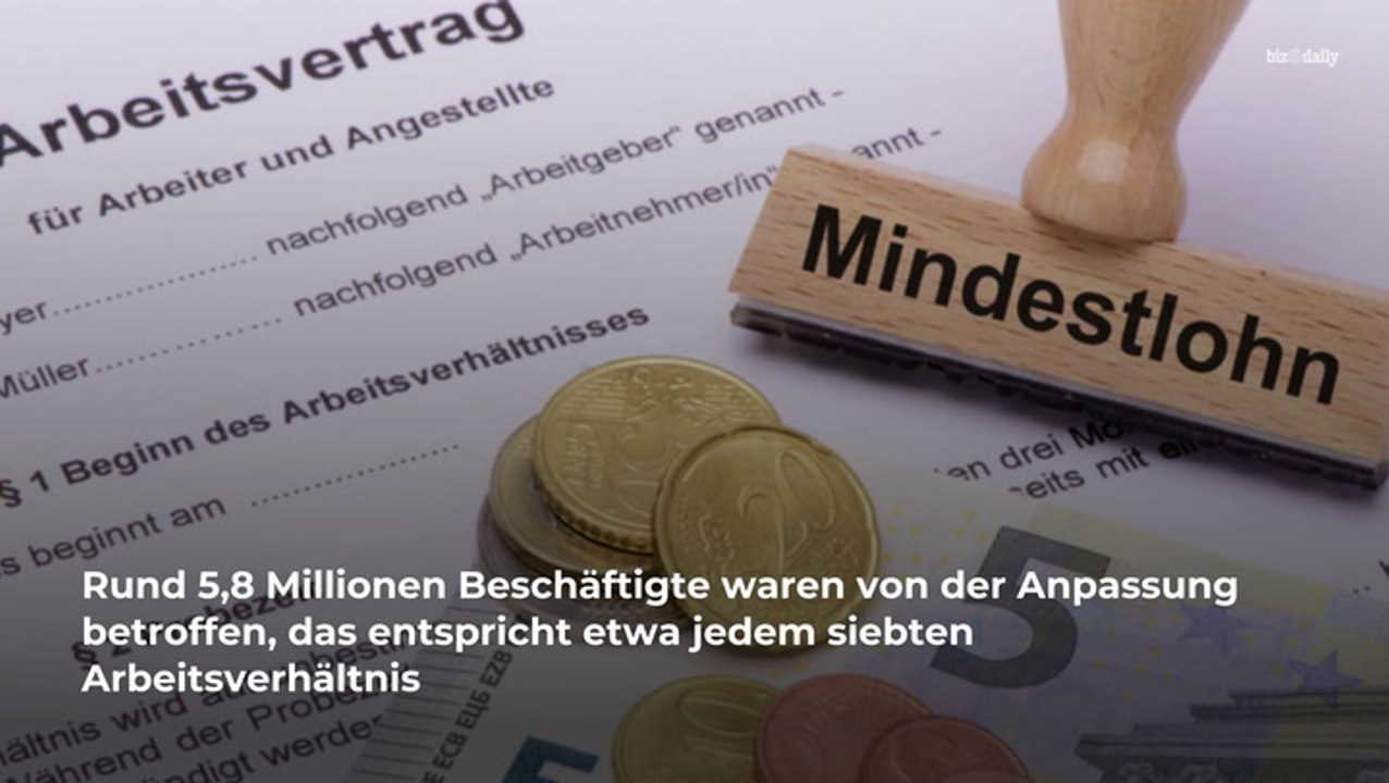 Millionen Jobs betroffen: Diese Branchen profitieren von der Mindestlohnerhöhung