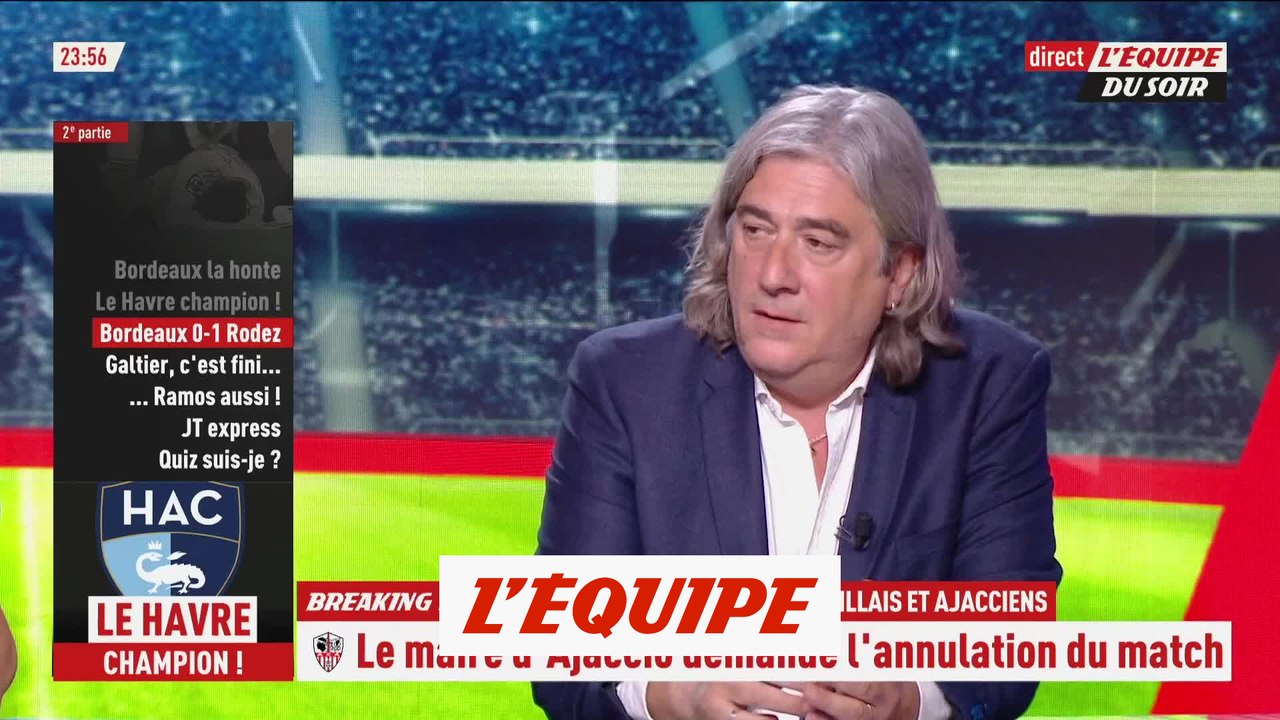 Incidents à Ajaccio avant le match ACA-OM - Foot - L1