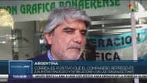 Corriente sindical de Argentina expresa su apoyo a elecciones presidenciales a Wado de Pedro