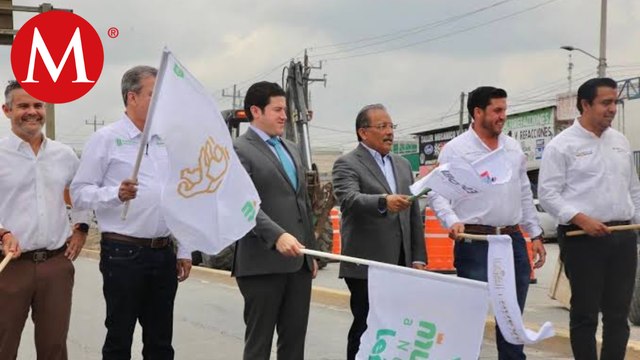 Samuel García da banderazo al inicio de la reconstrucción del 'Triángulo Norte' en NL