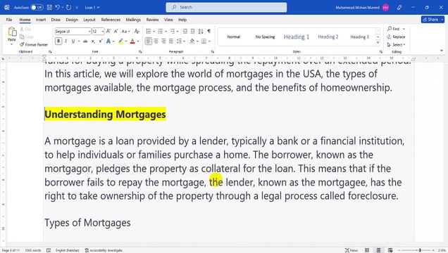 Mastering Mortgages: Your Comprehensive Guide to Understanding and Navigating the Mortgage Process