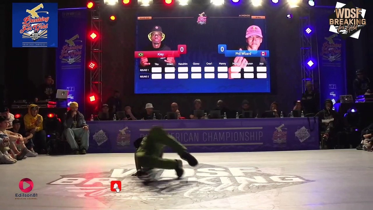 BBOY KLEY VS BBOY PHIL WIZARD | TOP 8 | WDSF PAN AMERICAN BREAKING CHILE 2023