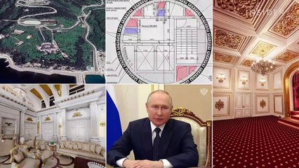 Inside Putin's secret bunker and billion-dollar palace