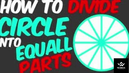 How to Divide Circle Into 12 Parts Equally in Photoshop in Hindi