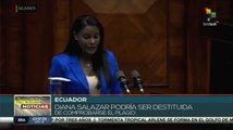 Fiscal general de Ecuador es acusada de plagio