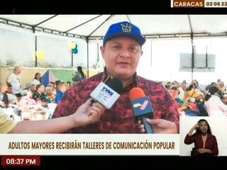 Adultos mayores reciben talleres de Comunicación Popular en Caracas