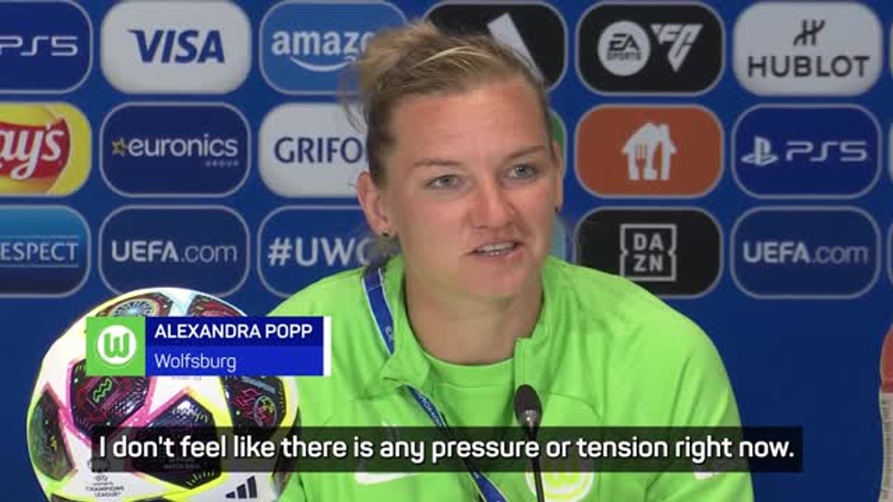 Wolfsburg 'not feeling pressure' ahead of final against Barcelona - Popp