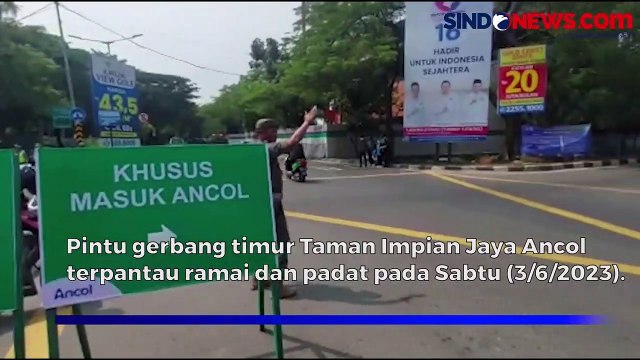 Formula E Digelar Hari Ini, Arus Lalu Lintas Ancol Terpantau Ramai dan Padat