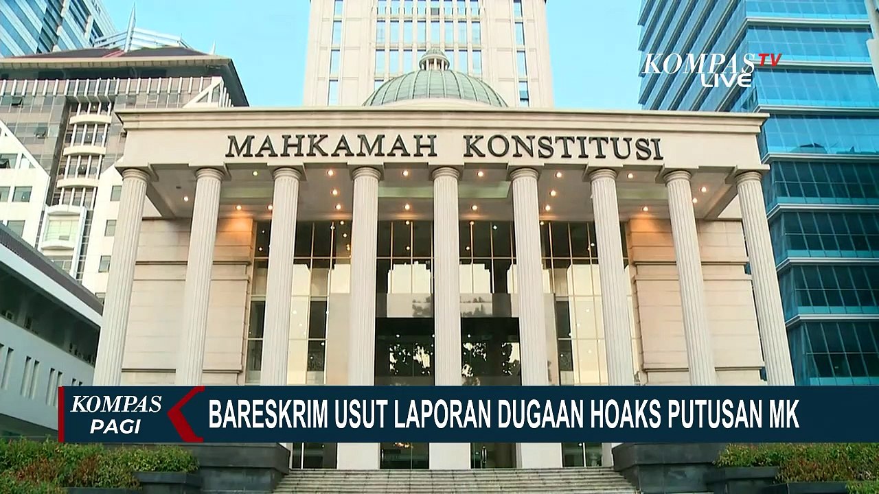 Bareskrim Polri Sedang Dalami Laporan Dugaan Hoaks Putusan MK!