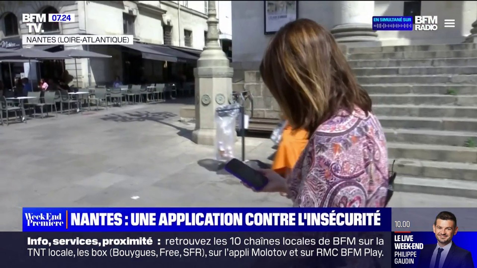 À Nantes, une application permet de calculer le trajet à pied le plus sûr -  Vidéo Dailymotion