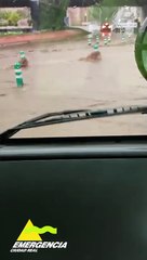 Tromba de agua en Puertollano