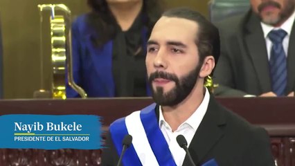 Nayib Bukele: "Perseguiremos a los delincuentes de cuello blanco, vengan de donde vengan"
