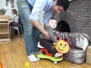 Augustin sur le porteur